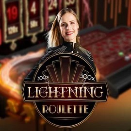 Lightning Roulette logo – Live Casino by Evolution at Cubet Casino