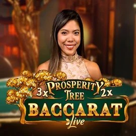 Prosperity Tree Baccarat slot logo by Evolution at Cubet Casino